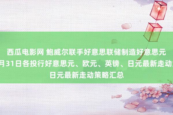 西瓜电影网 鲍威尔联手好意思联储制造好意思元血案！1月31日各投行好意思元、欧元、英镑、日元最新走动策略汇总