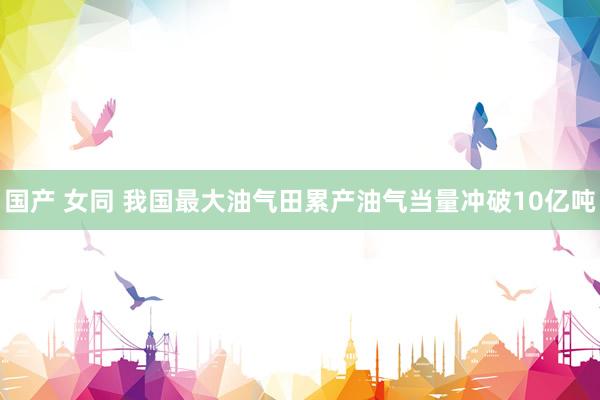国产 女同 我国最大油气田累产油气当量冲破10亿吨
