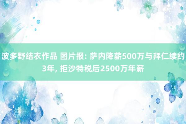 波多野结衣作品 图片报: 萨内降薪500万与拜仁续约3年, 拒沙特税后2500万年薪